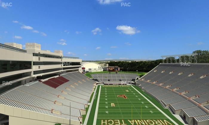 Lane Stadium - Section 507 Seat View