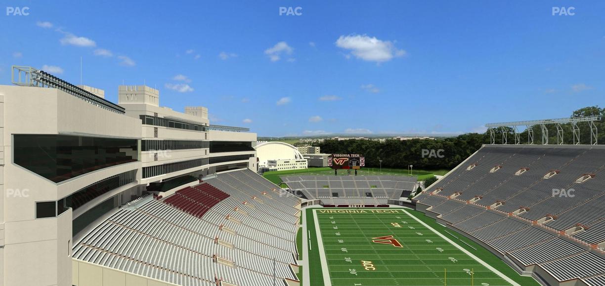 Lane Stadium - Section 508 Seat View