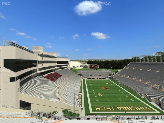 Lane Stadium - Section 508 Seat View