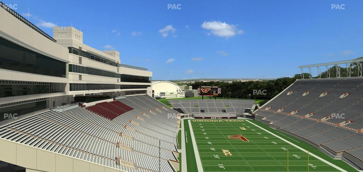 Lane Stadium - Section 508 Seat View