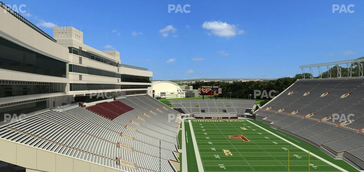 Lane Stadium - Section 508 Seat View