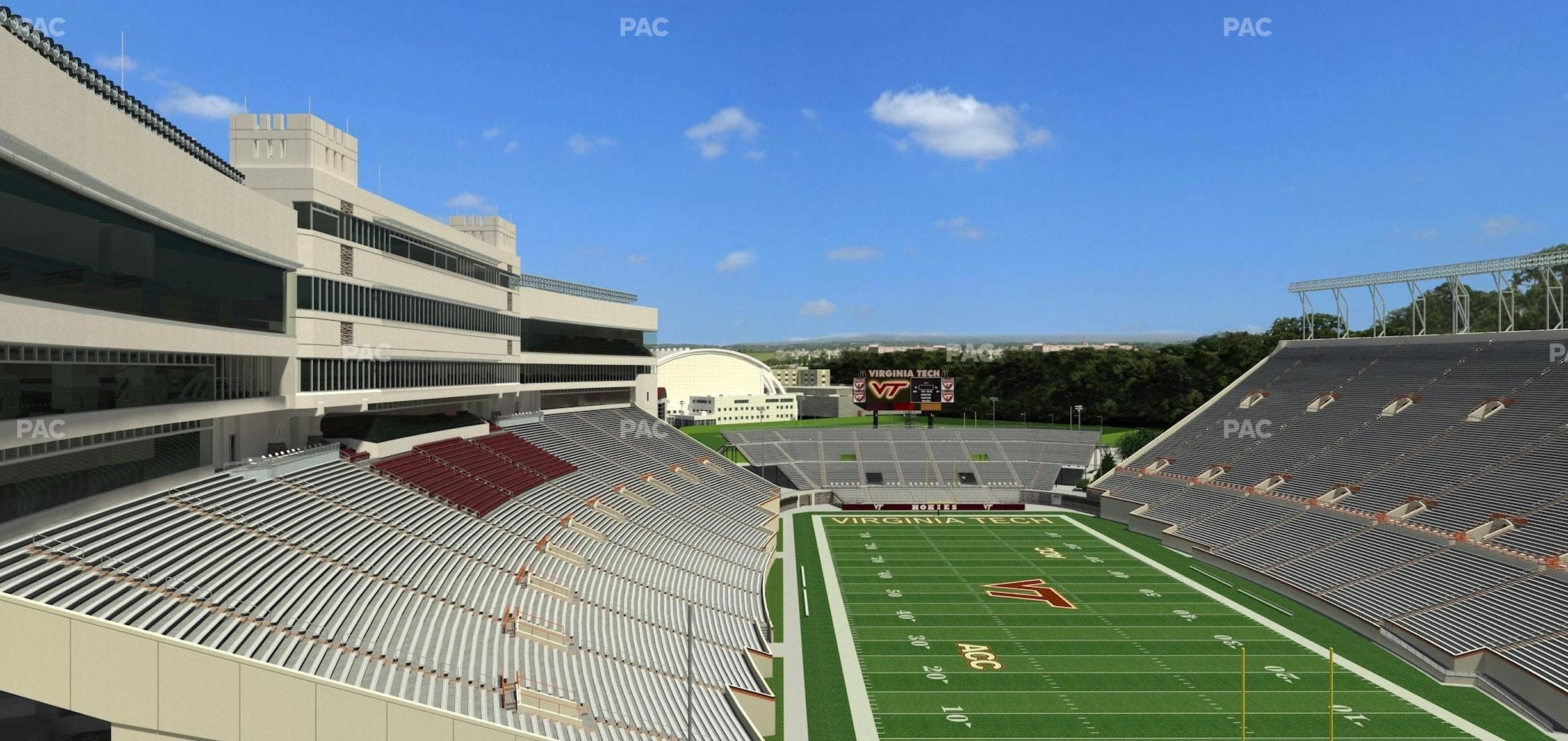 Lane Stadium - Section 508 Seat View