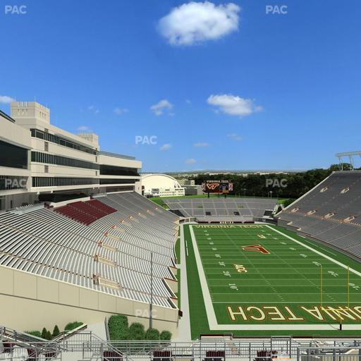 Lane Stadium - Section 508 Seat View