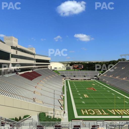 Lane Stadium - Section 508 Seat View