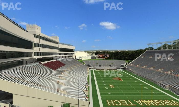 Lane Stadium - Section 508 Seat View