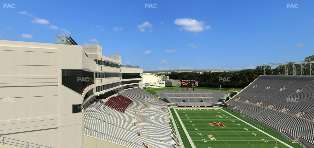 Lane Stadium - Section 509 Seat View