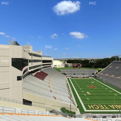Lane Stadium - Section 509 Seat View