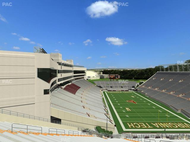 Lane Stadium - Section 509 Seat View