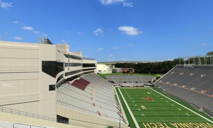 Lane Stadium - Section 509 Seat View