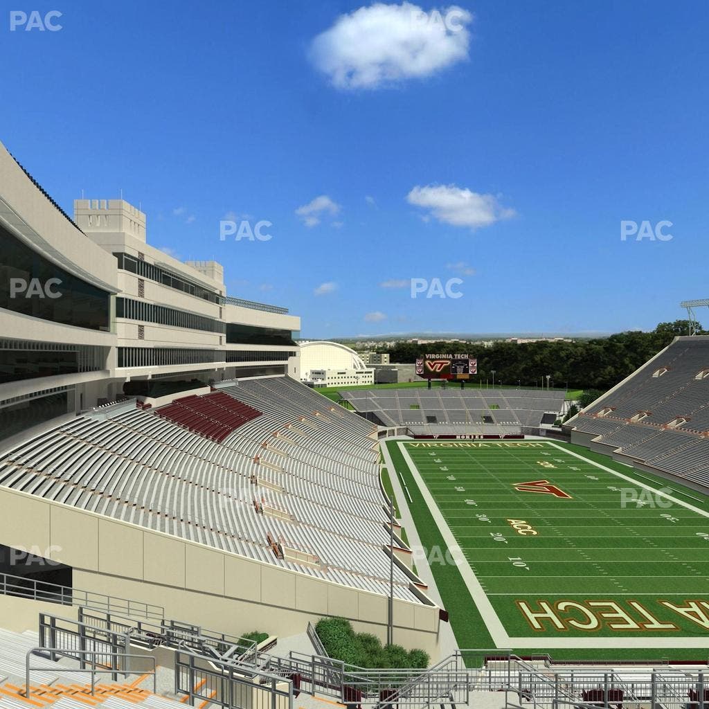 Lane Stadium - Section 509 Seat View