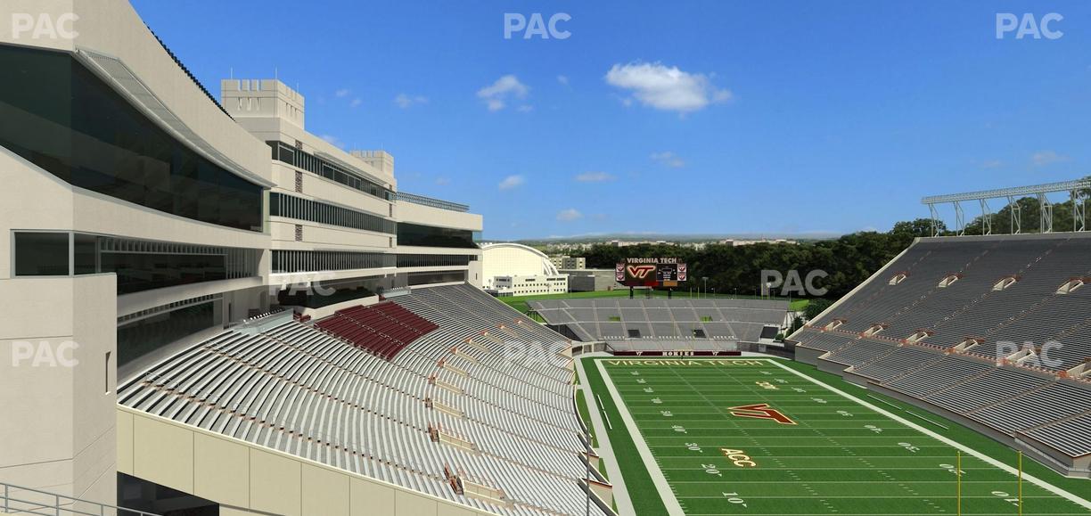 Lane Stadium - Section 509 Seat View