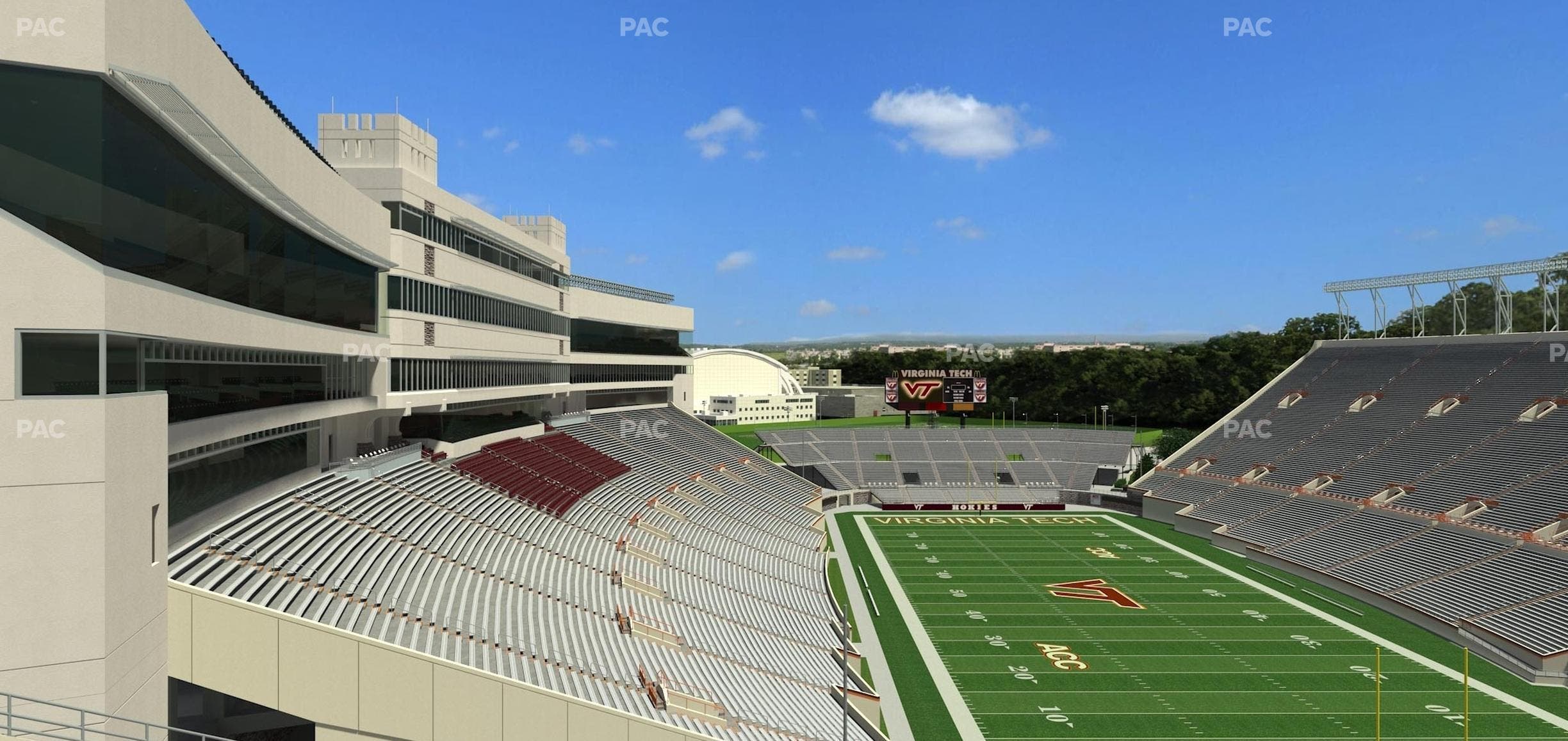Lane Stadium - Section 509 Seat View