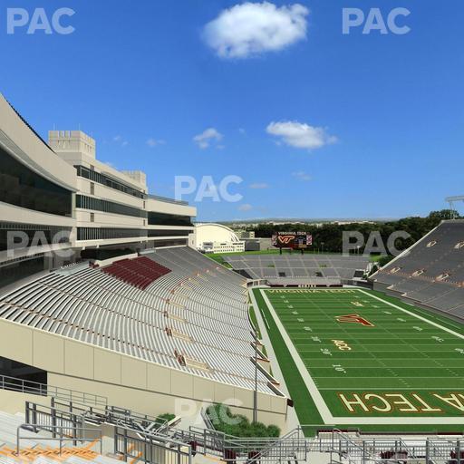 Lane Stadium - Section 509 Seat View