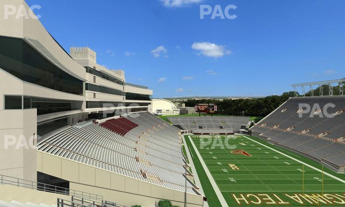 Lane Stadium - Section 509 Seat View