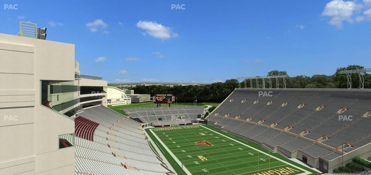 Lane Stadium - Section 510 Seat View