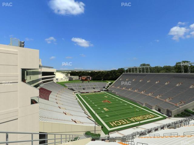 Lane Stadium - Section 510 Seat View