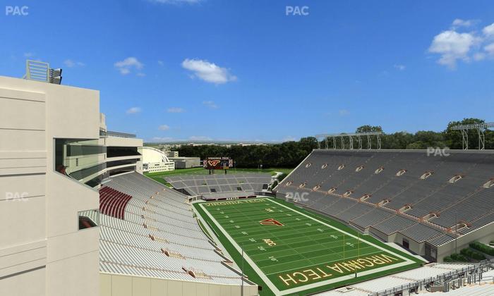 Lane Stadium - Section 510 Seat View