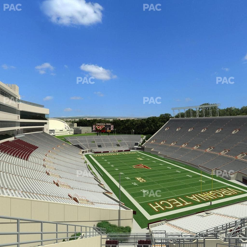 Lane Stadium - Section 510 Seat View