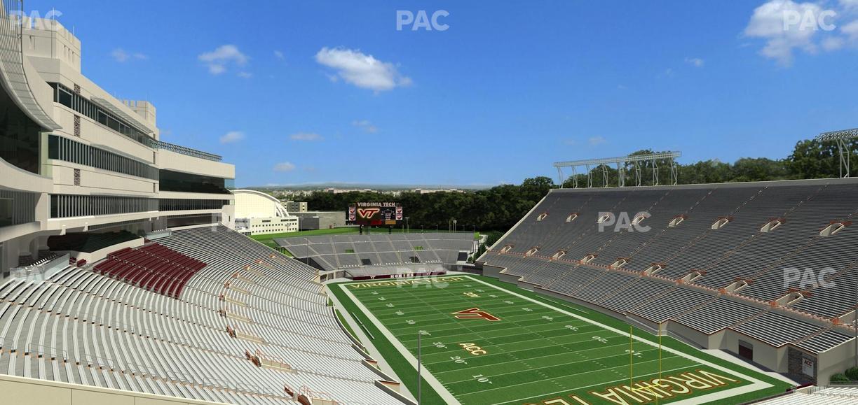 Lane Stadium - Section 510 Seat View