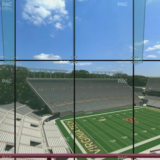 Lane Stadium - Section North Club 1 Seat View