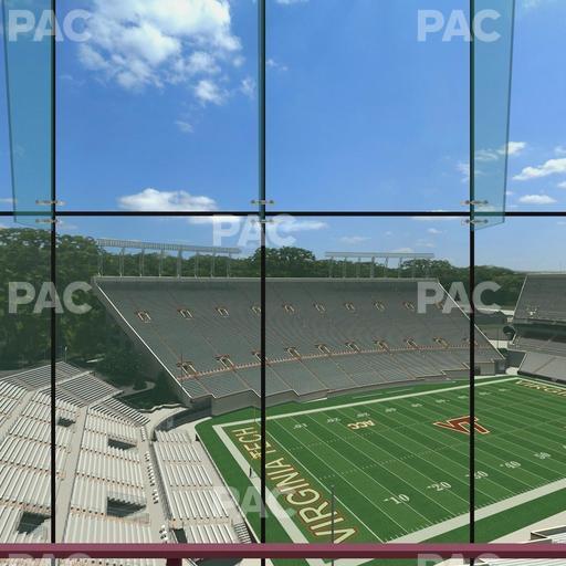 Lane Stadium - Section North Club 1 Seat View