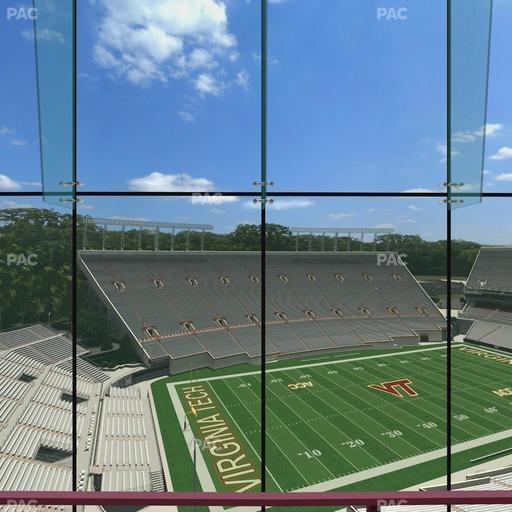 Lane Stadium - Section North Club 2 Seat View