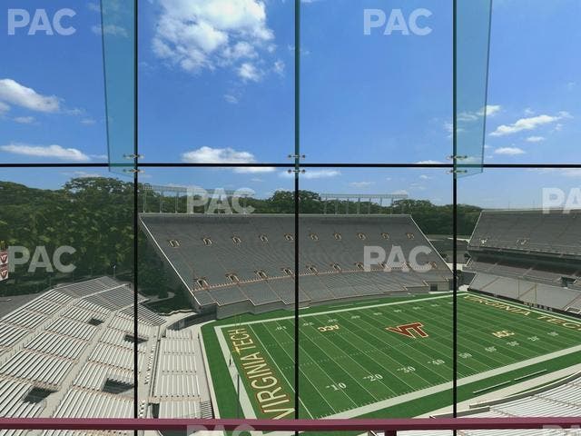 Lane Stadium - Section North Club 2 Seat View