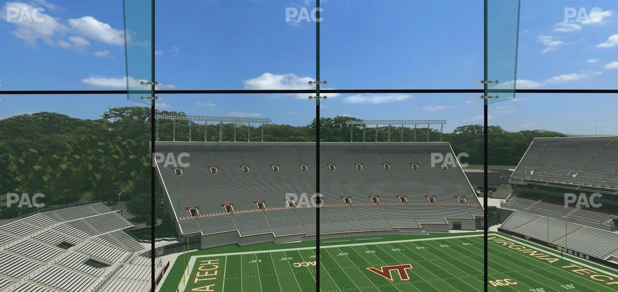 Lane Stadium - Section North Club 4 Seat View