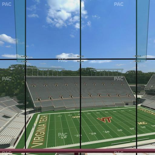 Lane Stadium - Section North Club 4 Seat View