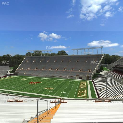 Lane Stadium - Section South Club 4 Seat View
