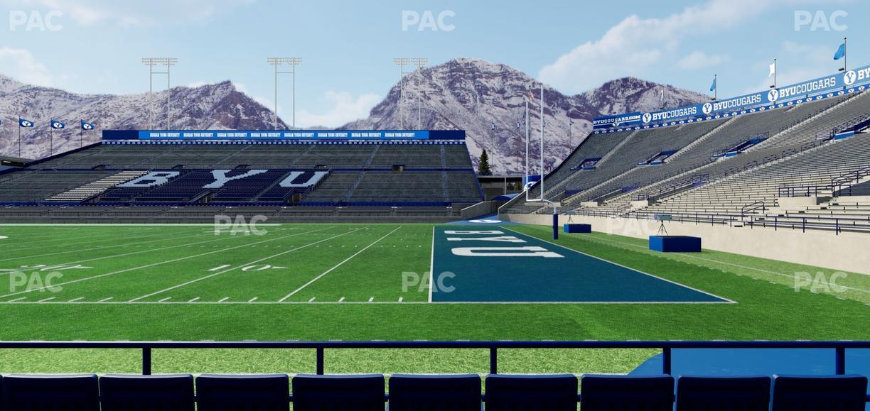 LaVell Edwards Stadium - Section 1 C Seat View