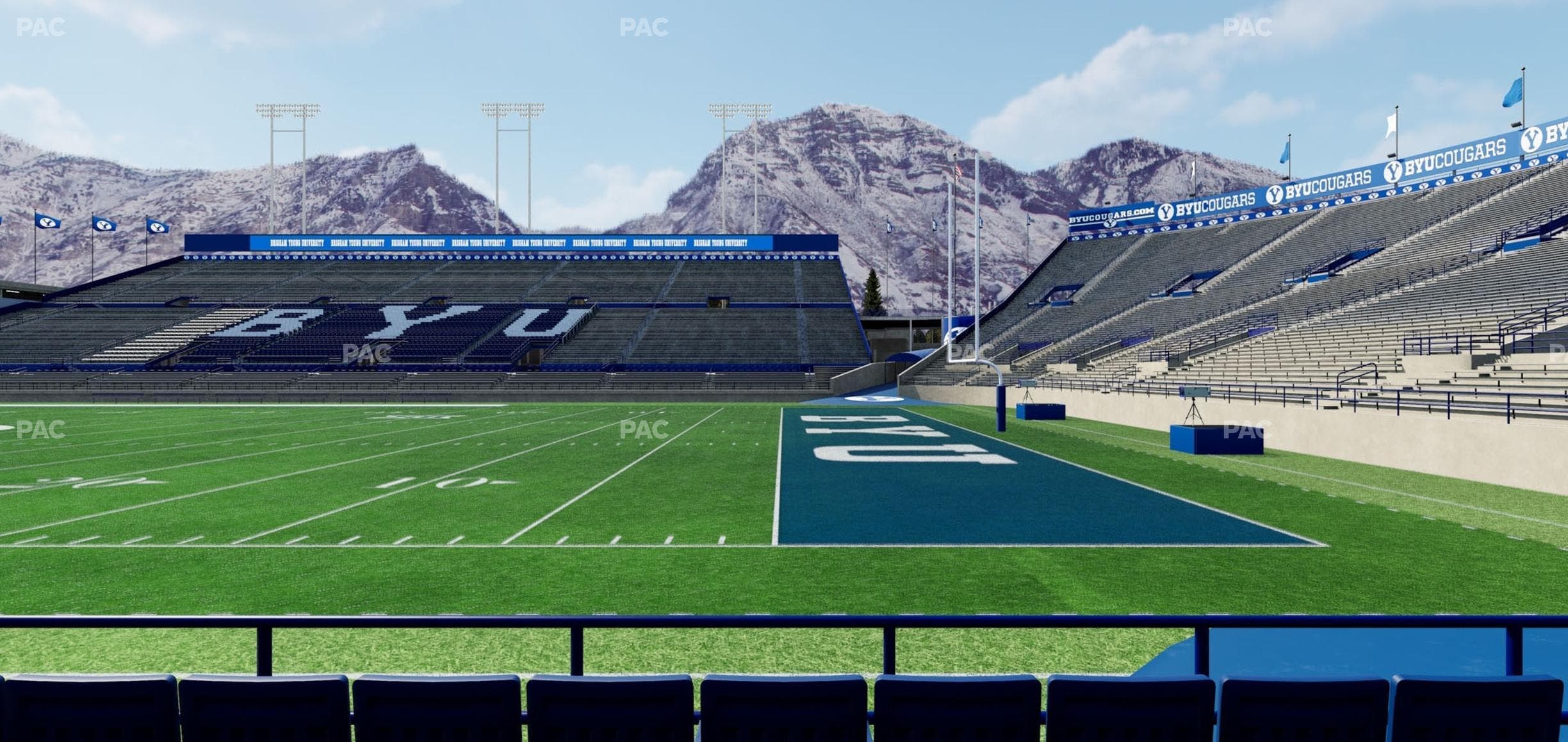 LaVell Edwards Stadium - Section 1 C Seat View