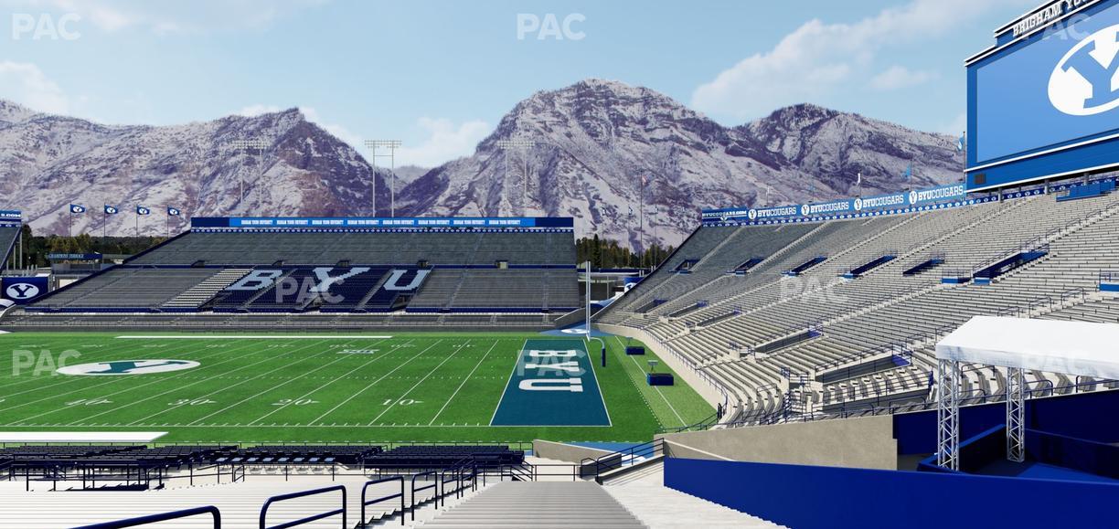 LaVell Edwards Stadium - Section 1 Seat View