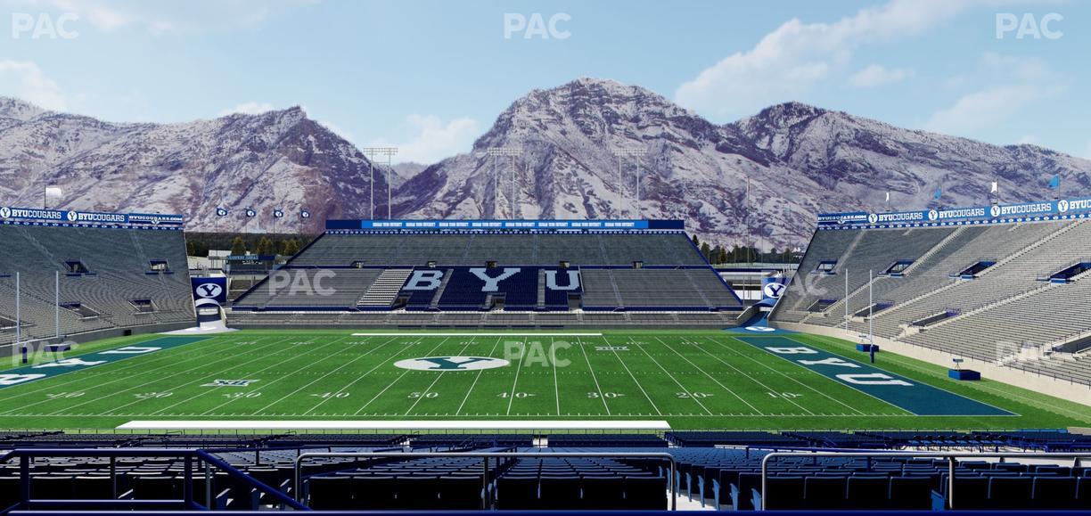 LaVell Edwards Stadium - Section 104 Seat View