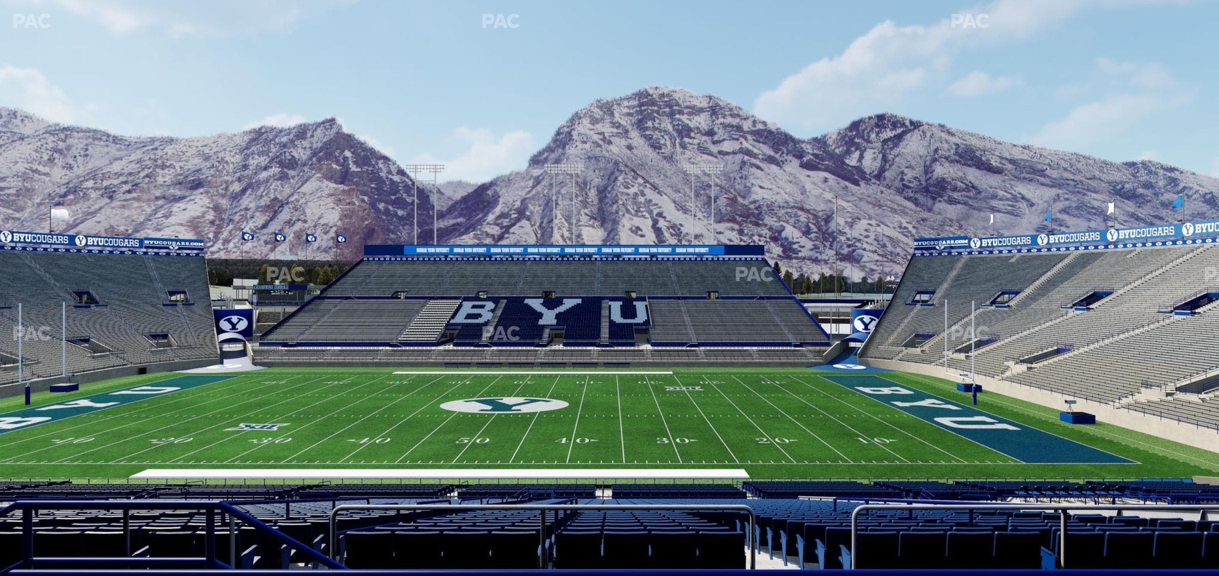 LaVell Edwards Stadium - Section 104 Seat View
