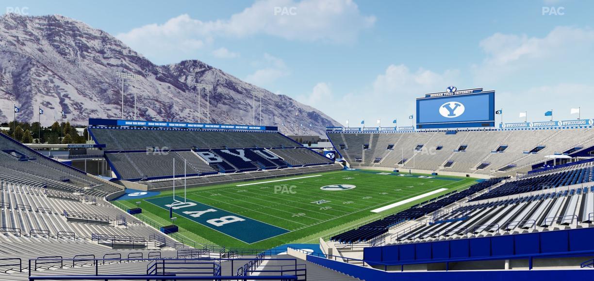 LaVell Edwards Stadium - Section 121 Seat View