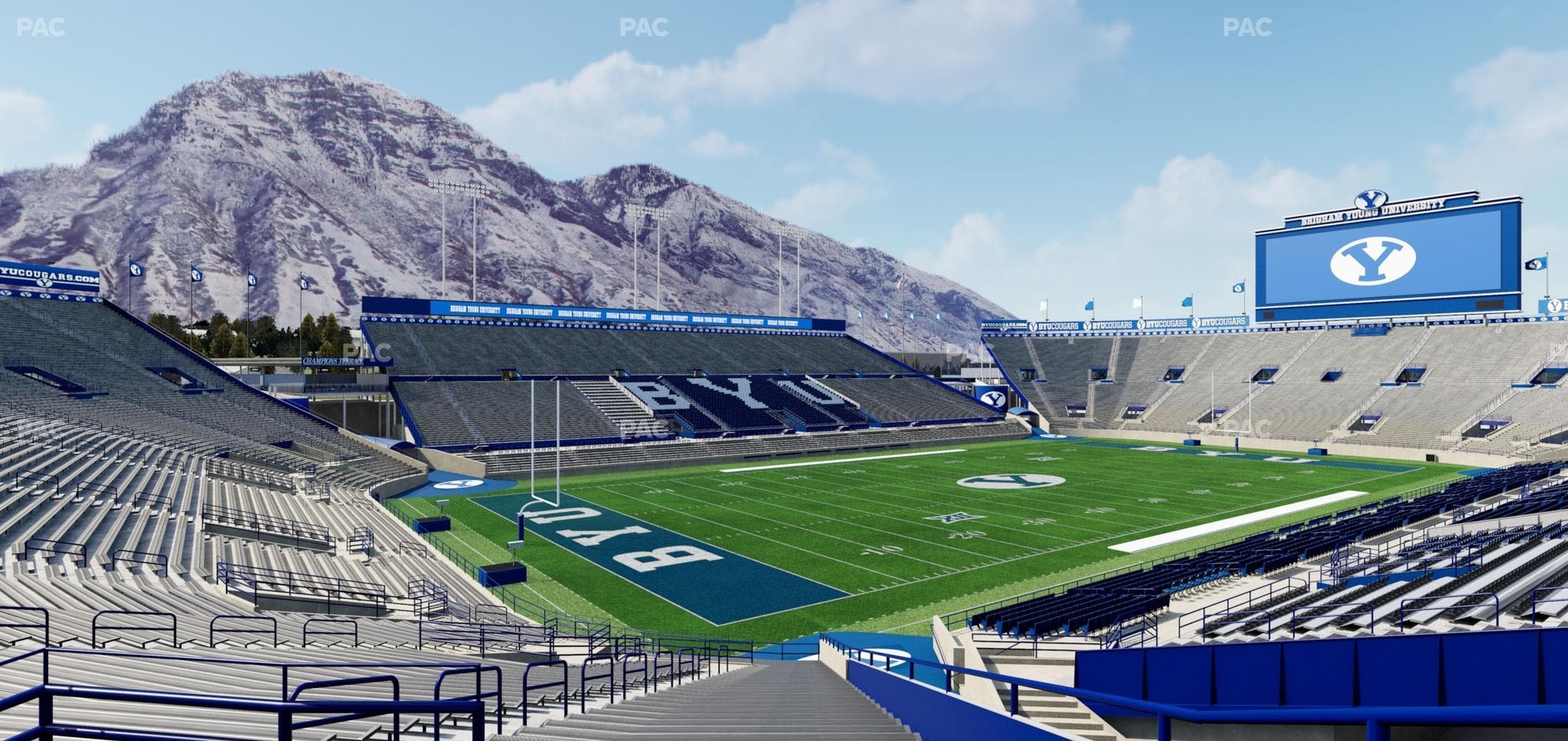 LaVell Edwards Stadium - Section 121 Seat View