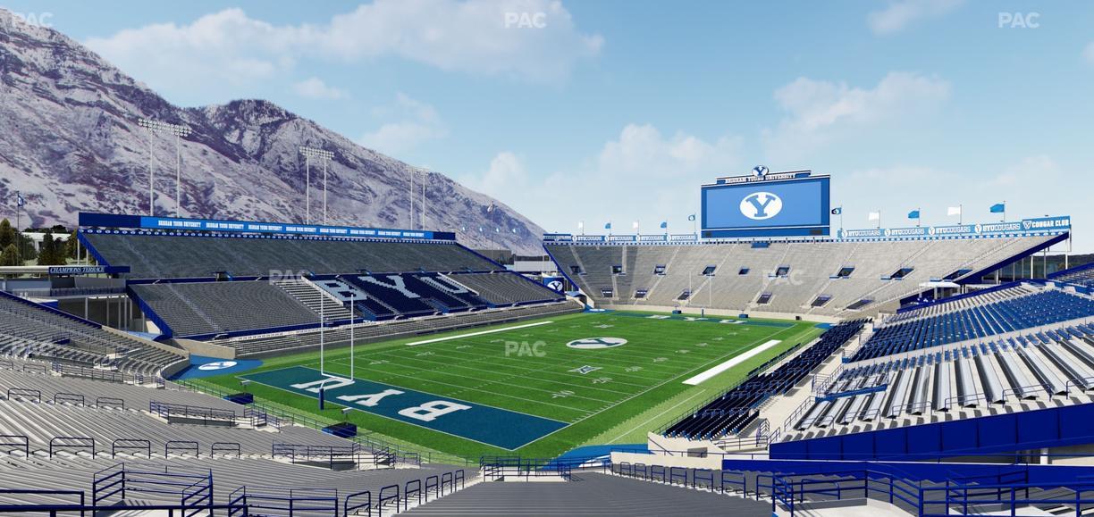 LaVell Edwards Stadium - Section 122 Seat View