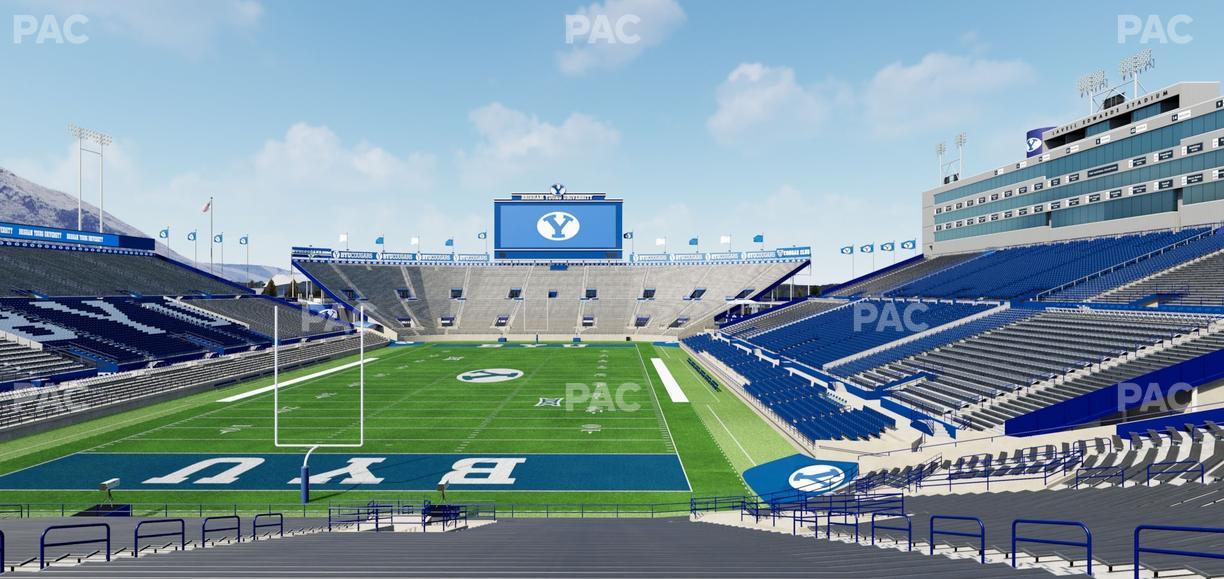 LaVell Edwards Stadium - Section 124 Seat View