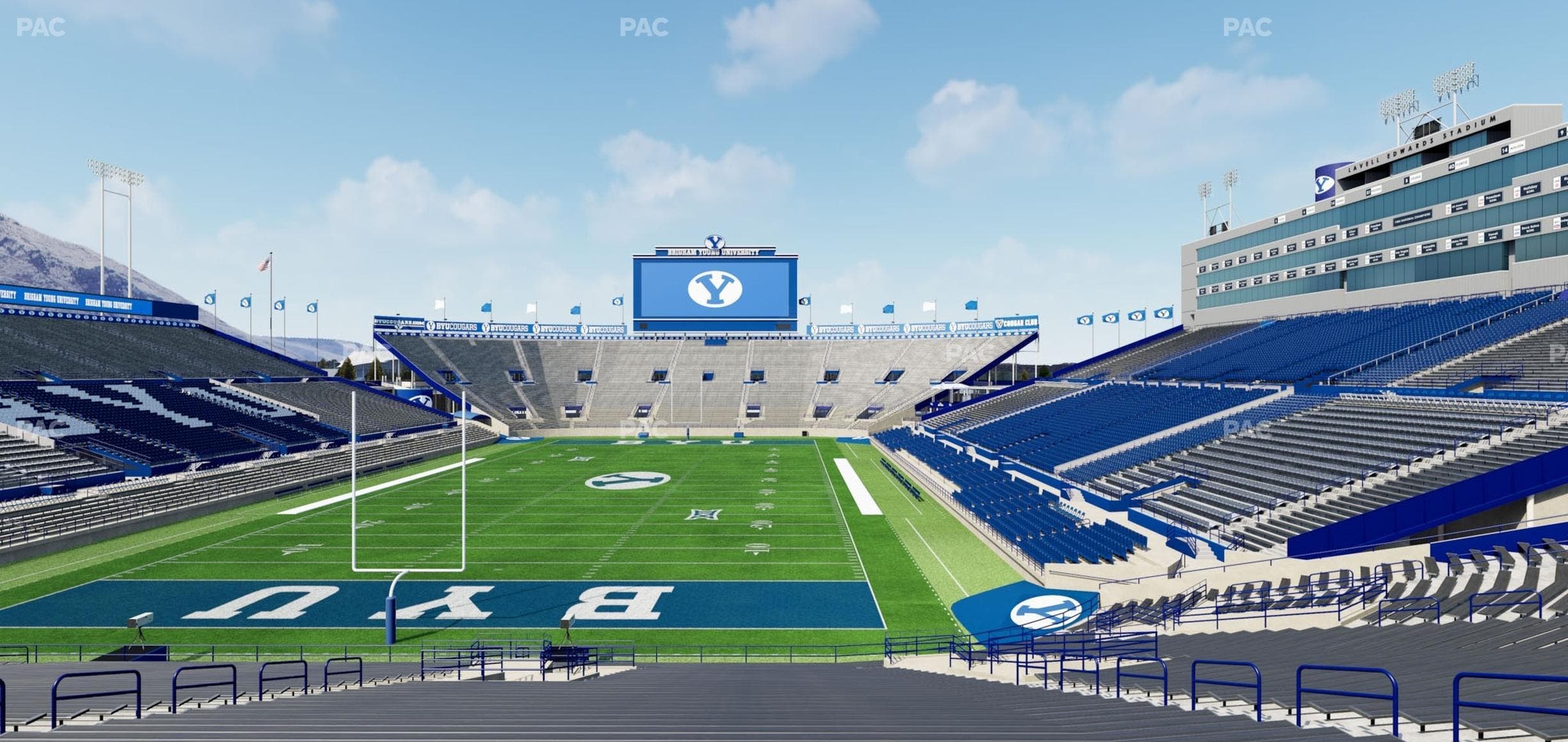 LaVell Edwards Stadium - Section 124 Seat View
