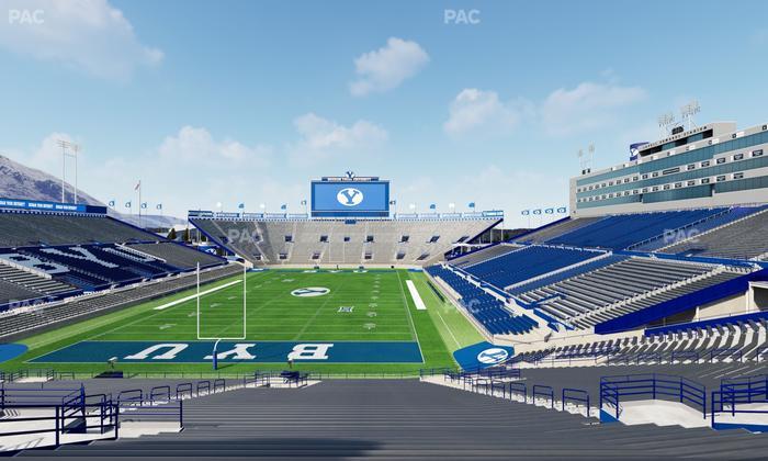 LaVell Edwards Stadium - Section 124 Seat View