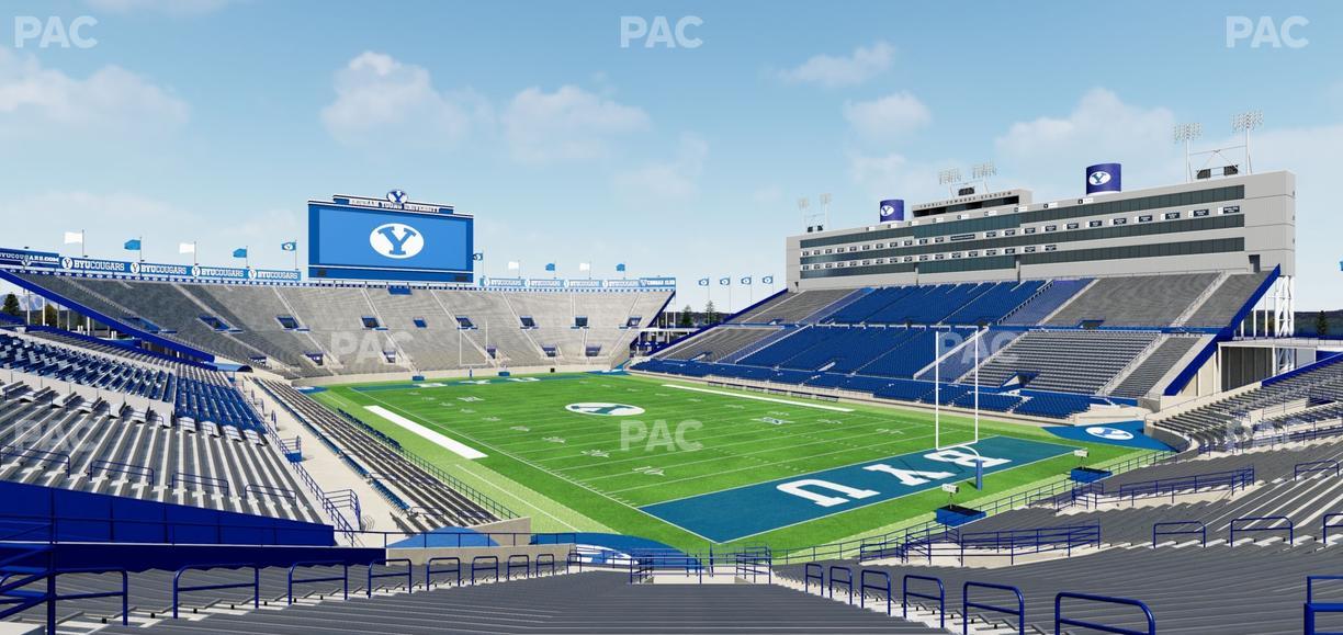 LaVell Edwards Stadium - Section 128 Seat View