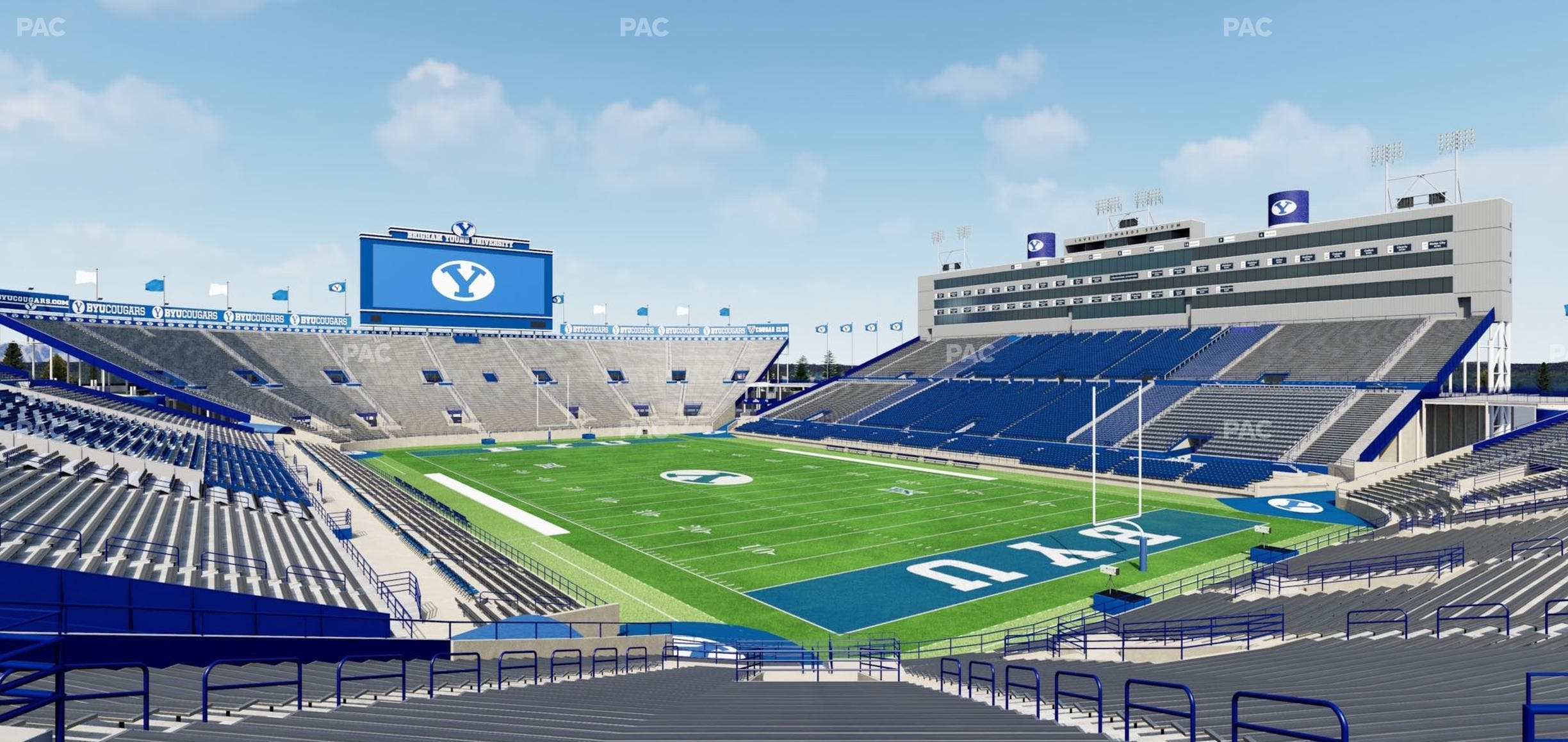 LaVell Edwards Stadium - Section 128 Seat View