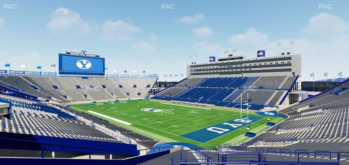 LaVell Edwards Stadium - Section 129 Seat View