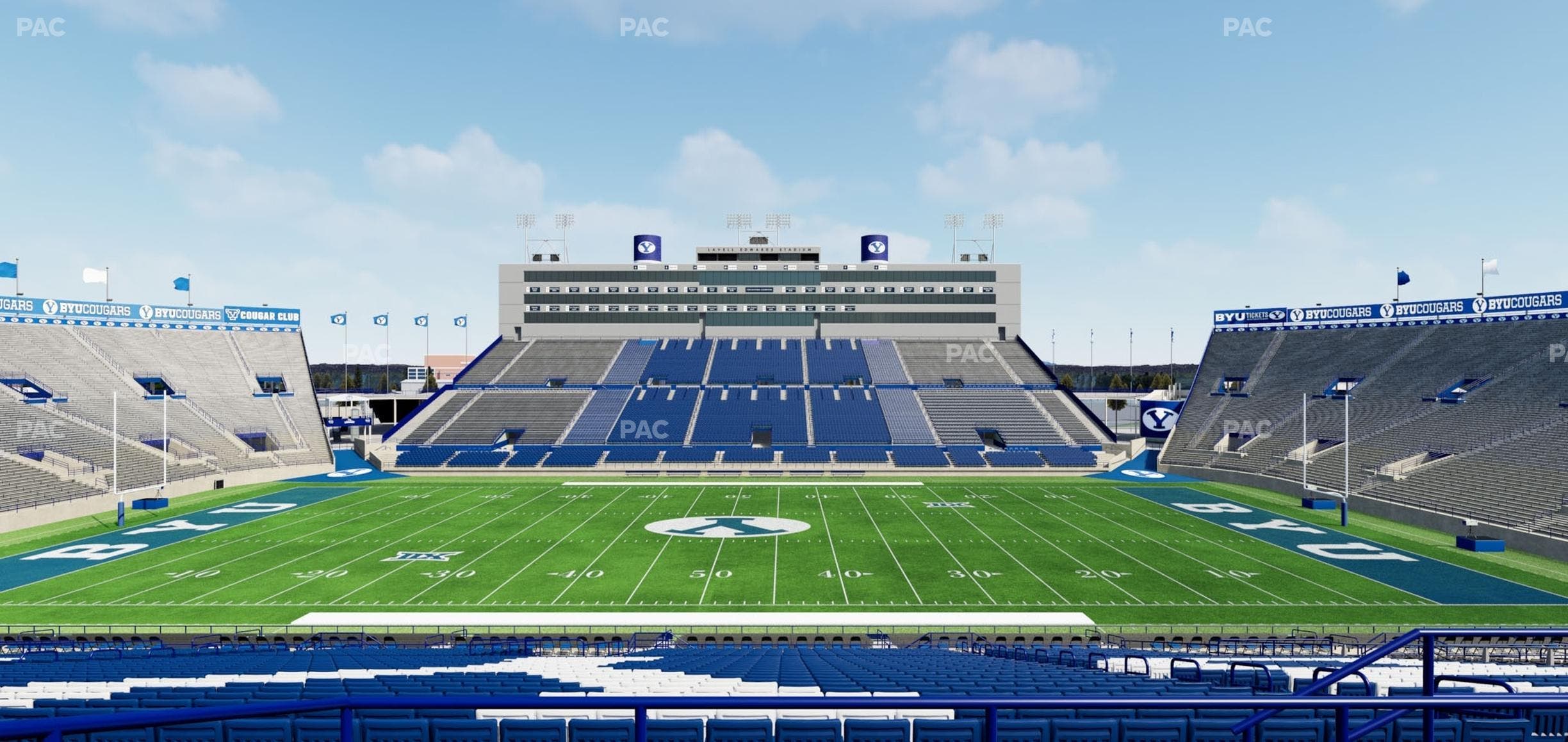 LaVell Edwards Stadium - Section 134 Seat View