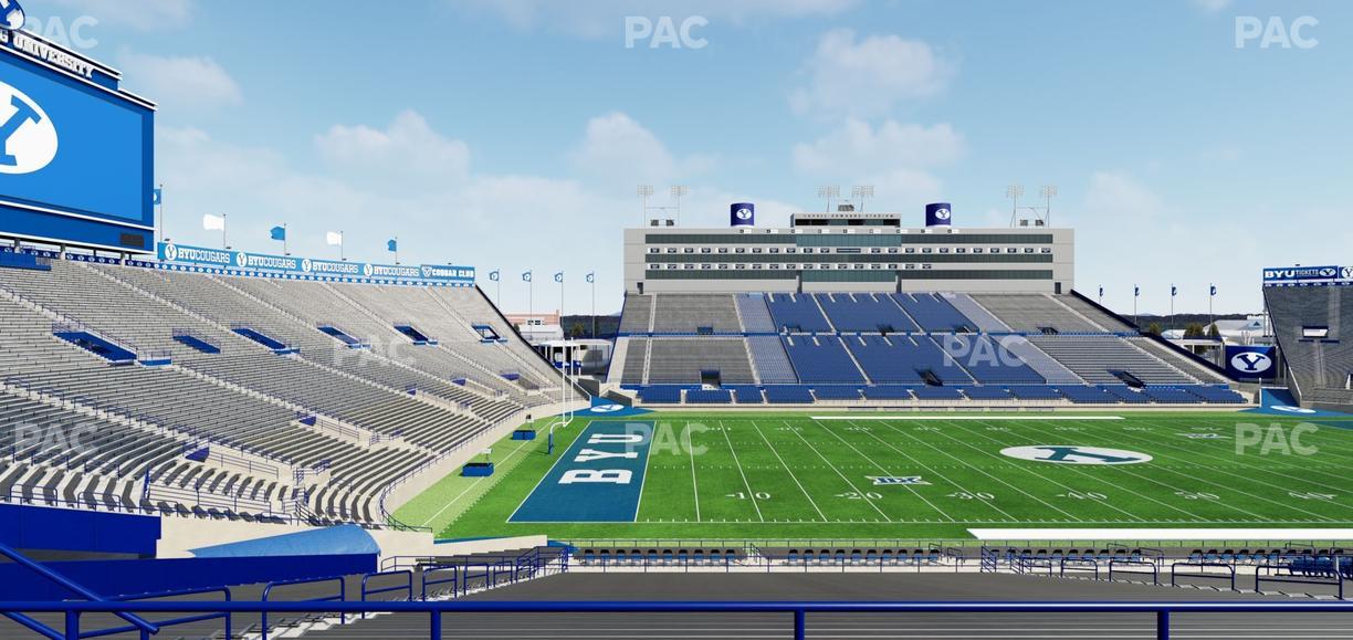 LaVell Edwards Stadium - Section 136 Seat View