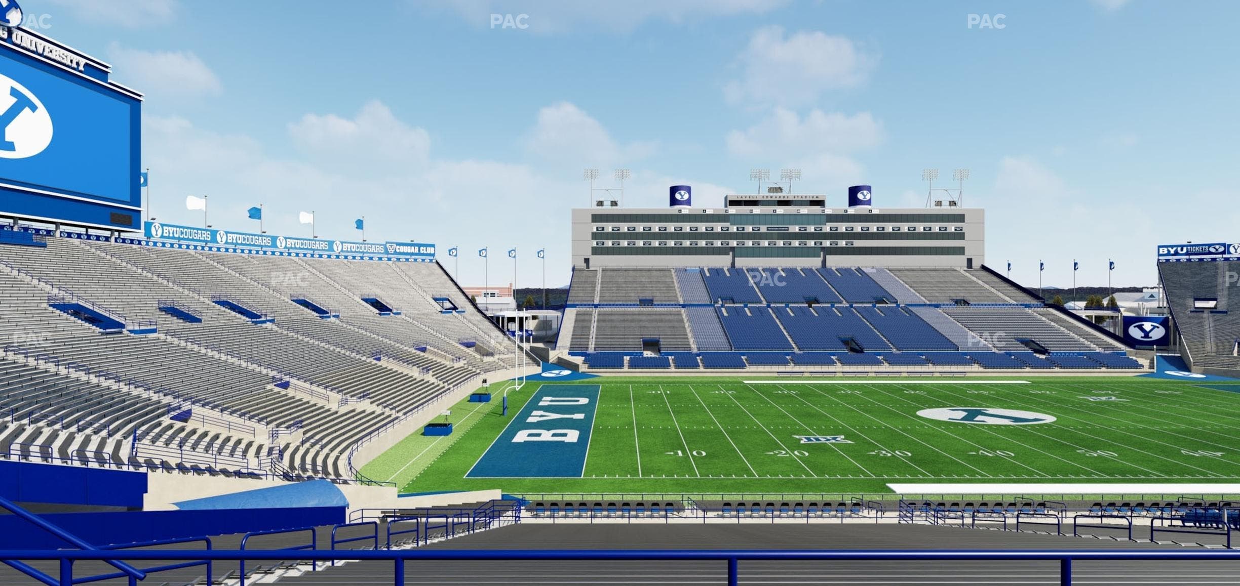 LaVell Edwards Stadium - Section 136 Seat View