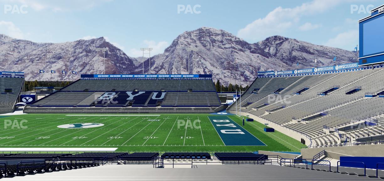 LaVell Edwards Stadium - Section 2 A Wc Seat View