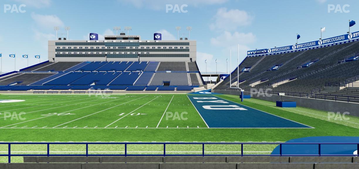 LaVell Edwards Stadium - Section 32 Wc Seat View