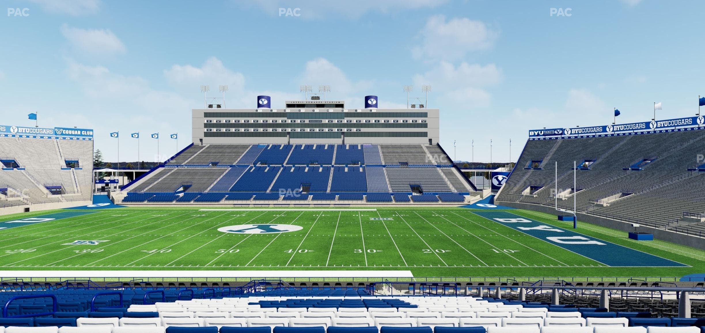 LaVell Edwards Stadium - Section 33 B Seat View
